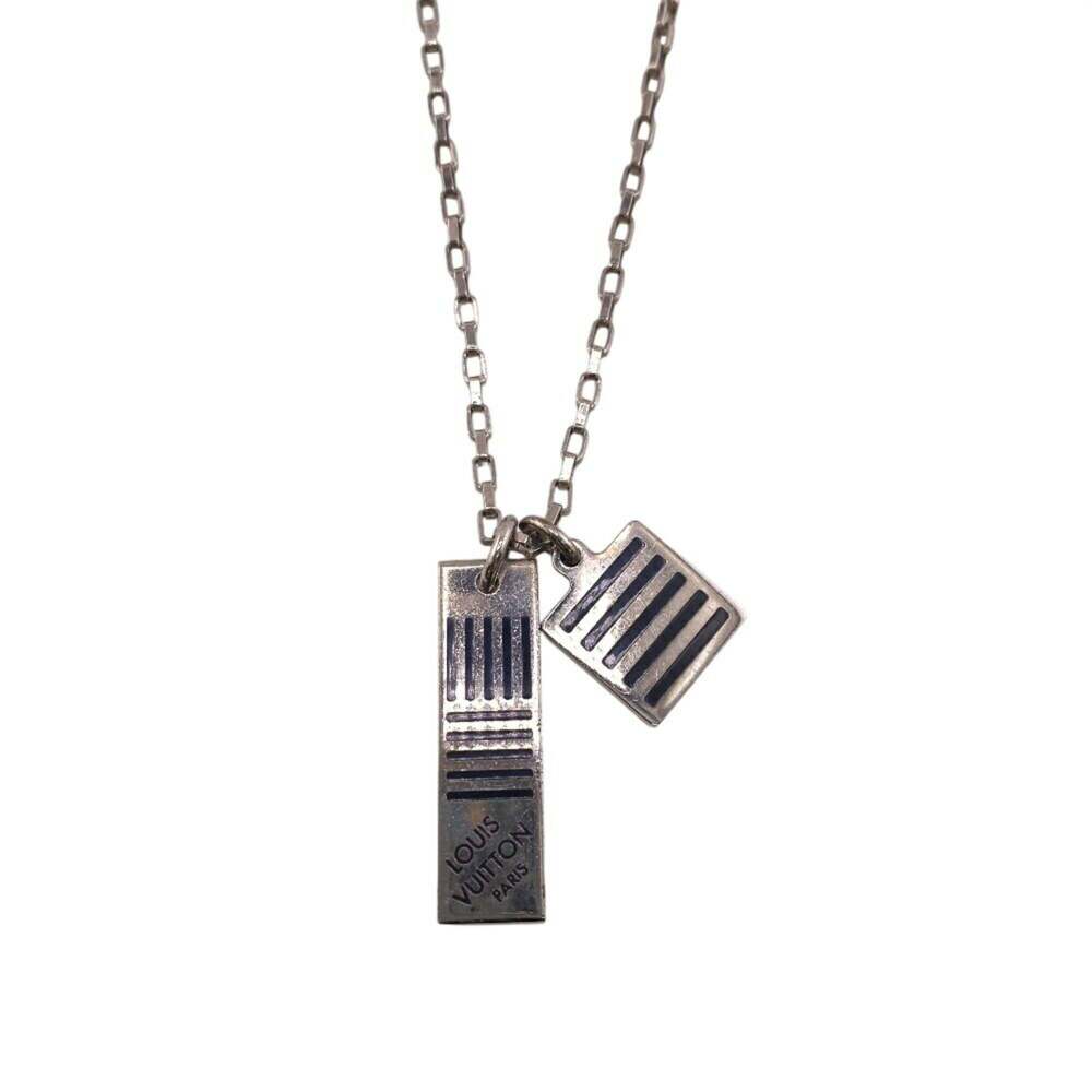 LOUIS VUITTON Brown Damier Necklace - Picture 4 of 8